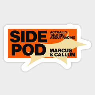 Screaming Meals Sidepod Sticker